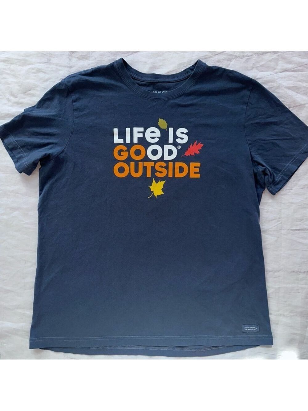 NWOT Men’s XL Life Is Good Short Sleeve Crush TShirt Outdoor Theme
